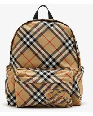 Burberry Small Check Backpack - Multicolor