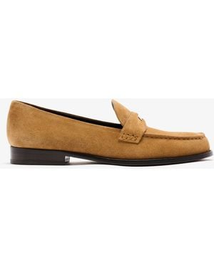 Tory Burch Classic Penny Loafers - White
