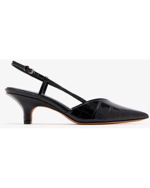 Vince Levvy Slingback Pumps - White