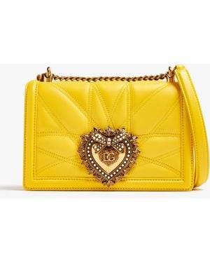 Dolce & Gabbana Medium Devotion Bag - Yellow