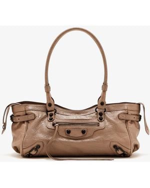 Balenciaga Le City East West Bag - White