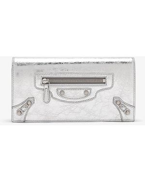 小物 00s Balenciaga City Long Wallet Silver Women's Le City Money Long Wallet in Silver | Balenciaga US