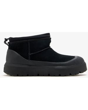UGG Classic Ultra Mini Weather Hybrid Boots - Black