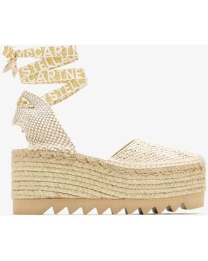 Stella McCartney Gaia Flatform Espadrilles - Natural