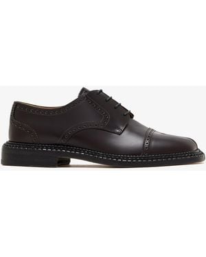 Maison Margiela Tabi City Lace-Up Shoes - Black