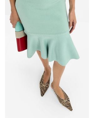 Jacquemus Les Slingbacks Cubisto Pumps - Green