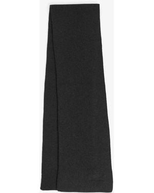 Givenchy Logo Wool Scarf - Black