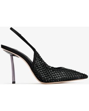 Le Silla Gilda Slingback Pumps - White