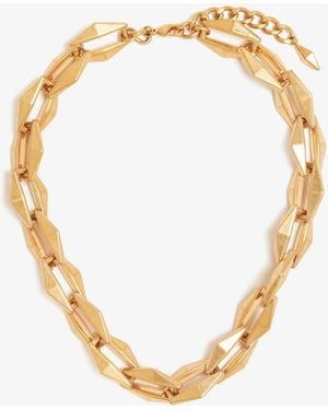 Jimmy Choo Diamond Chain Necklace - White