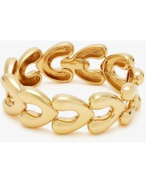 Annika Inez Heart Link Bracelet - Metallic