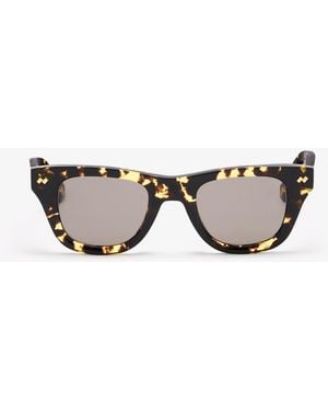 Bottega Veneta Dizzy Squared Sunglasses - Gray