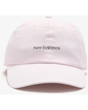 New Balance 6 Panel Linear Logo Cap - Pink
