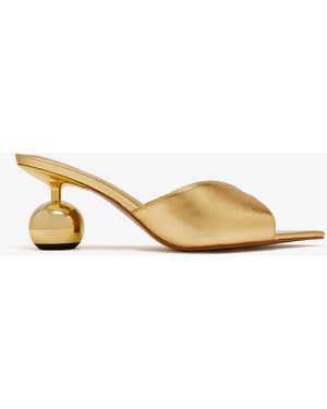 JW PEI Ellie Sphere Mules - Natural