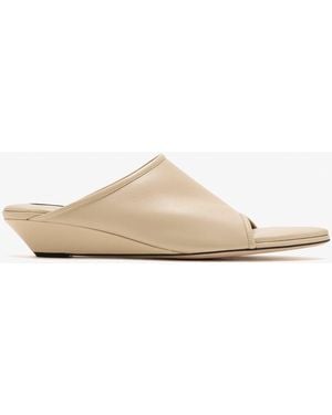 Christen Stretch Mules - White