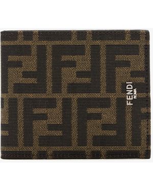 Fendi Ff Bi-Fold Wallet - Multicolor