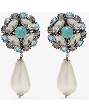 Dolce & Gabbana Re-Edition Clip Earrings - Blue