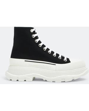 McQueen Tread Slick Boots - White