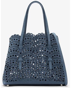 Alaïa Mina 25 Bag - Blue