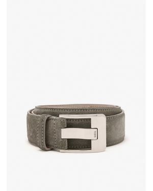 Tod's Suede Leather Belt - Gray