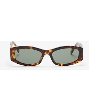 Fendi Sky Rectangular Sunglasses - Metallic