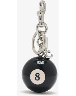 COACH Eight Ball Bag Charm - White