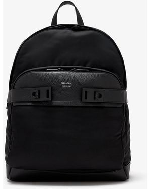 Ferragamo Nylon Backpack - Black