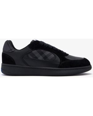 Burberry Check Terrace Sneakers - Black
