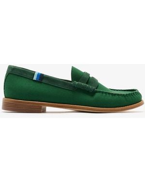 Blu Scarpa La Verde College Loafers - Green