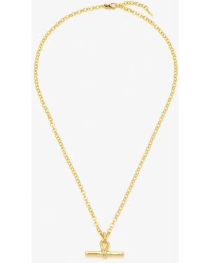 Missoma Chunky T-Bar Chain Necklace - White