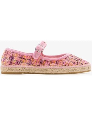 Luna Athena Mary Jane Espadrilles - Pink