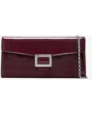 Roger Vivier Belle Vivier Chain Wallet - Purple