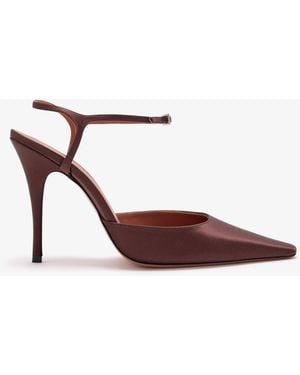 AMINA MUADDI Carolyn 100 Pumps - White