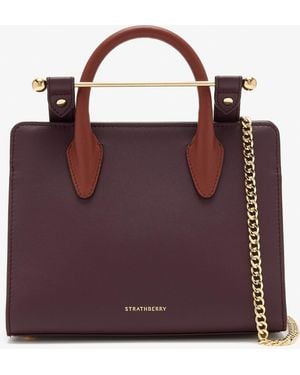 Strathberry Mini Tote Bag - Purple