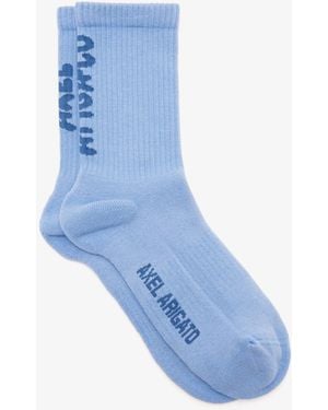 Axel Arigato Floral Jacquard Socks - Blue