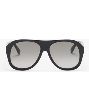 Fendi Baguette Aviator Sunglasses - Gray