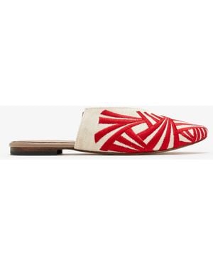 RAMLA Palazzo Mules - Red