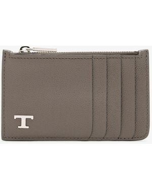 Tod's Credit Card Holder - Gray