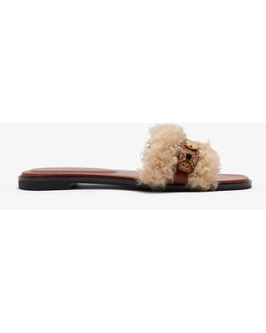 Tory Burch Romy Slide Sandals - White