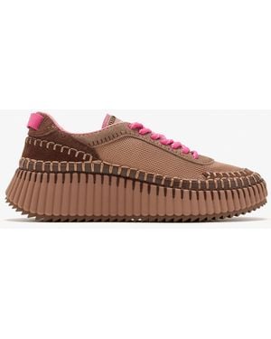 Chloé Nama Sneakers - Brown