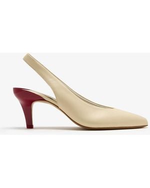 Chloé Suzie Slingback Pumps - White
