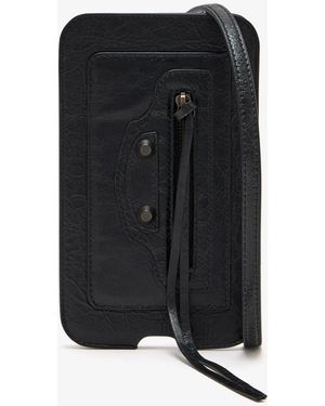 Balenciaga Le City Vertical Phone Holder - Black