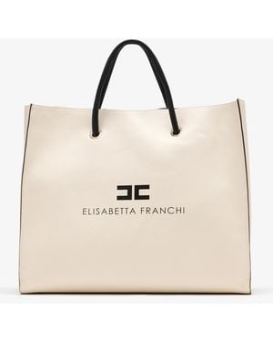 Elisabetta Franchi 10/20 Bag - Natural