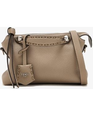 Fendi By The Way Selleria Mini Bag - Natural