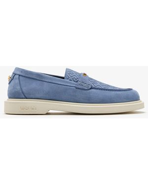 Versace Giuliano Suede Loafers - Blue