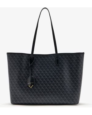 Tammy & Benjamin Monogram Shopper Tote - Black