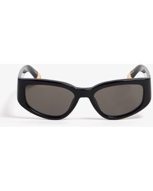 Jacquemus Les Lunettes Ovalo Sunglasses - Gray
