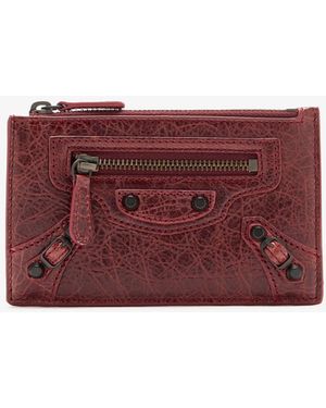 Balenciaga Le City Long Coin And Card Holder - Purple