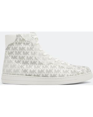 Michael Kors Keating High Top Sneakers - White