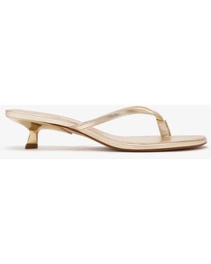 SCHUTZ SHOES Thong Sandals - White