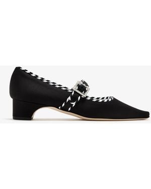 Manolo Blahnik Zaera Pumps - Black